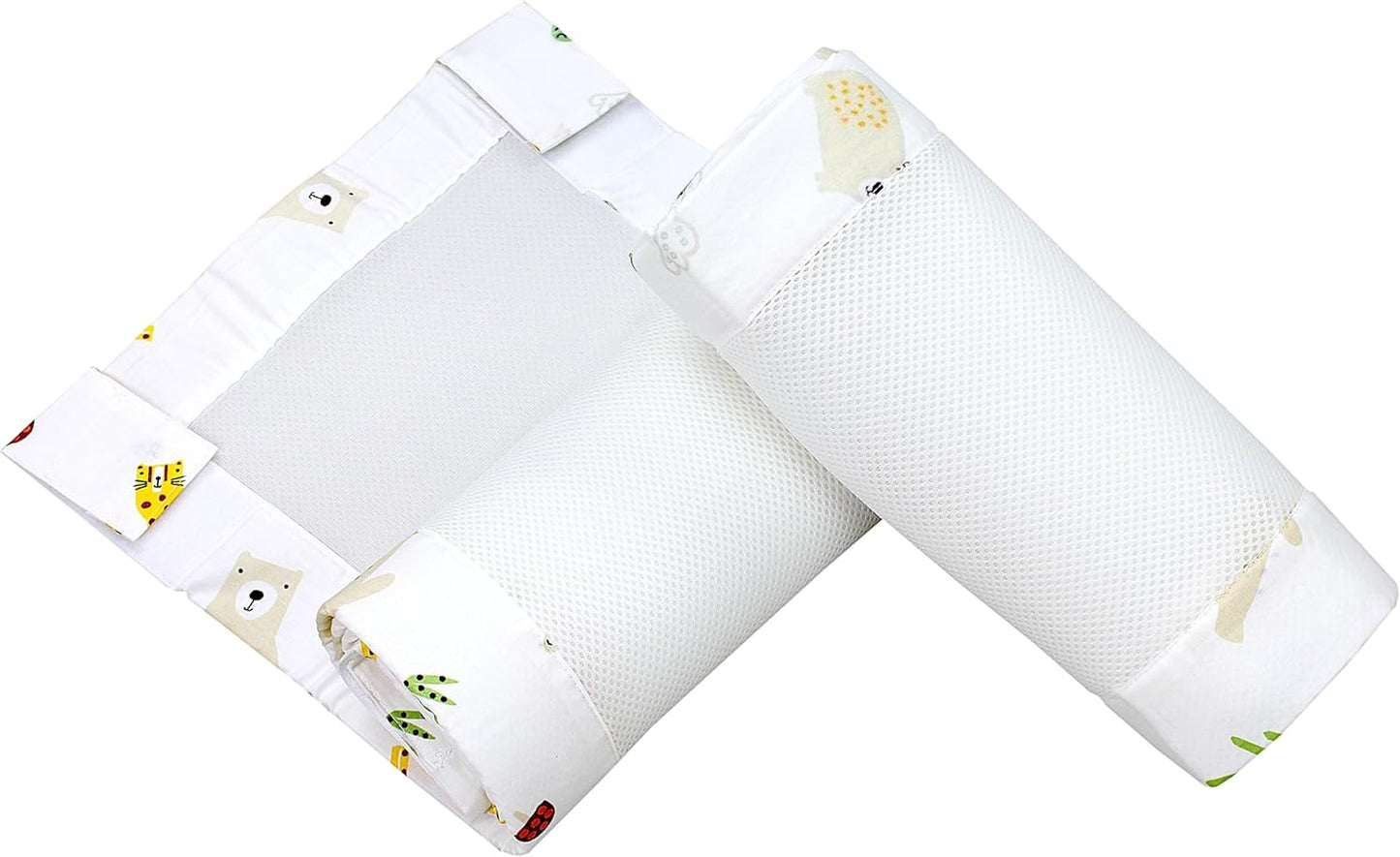 Babybett Nestchen, ca. 128 x 30 cm (für Babybett 140x70) Löwe und Bär