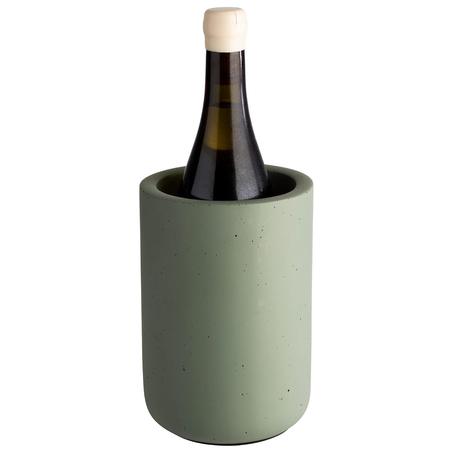Flaschenkühler ELEMENT, glatt Beton Grün