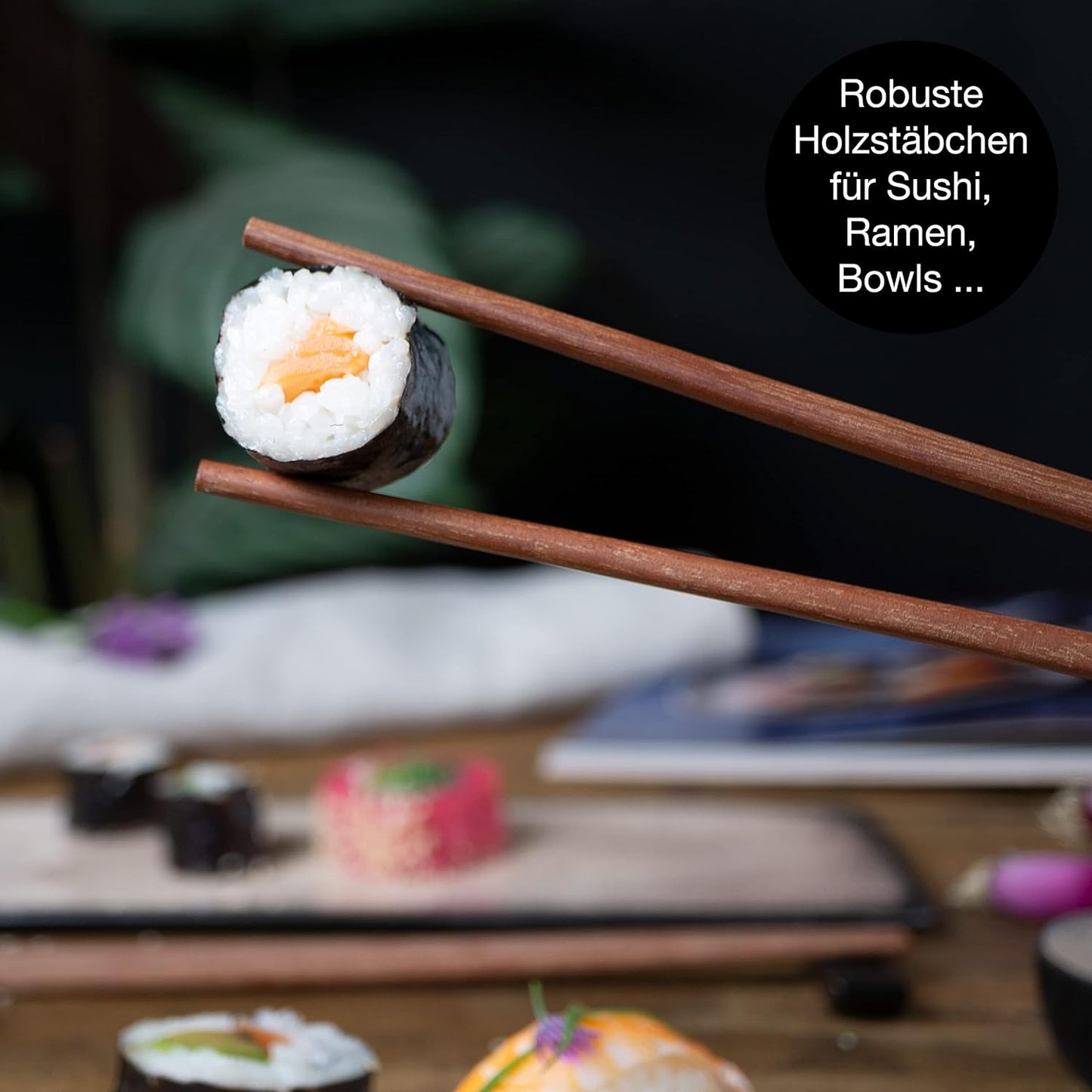 Sushi-Set, Beige 10-tlg Sushi Set