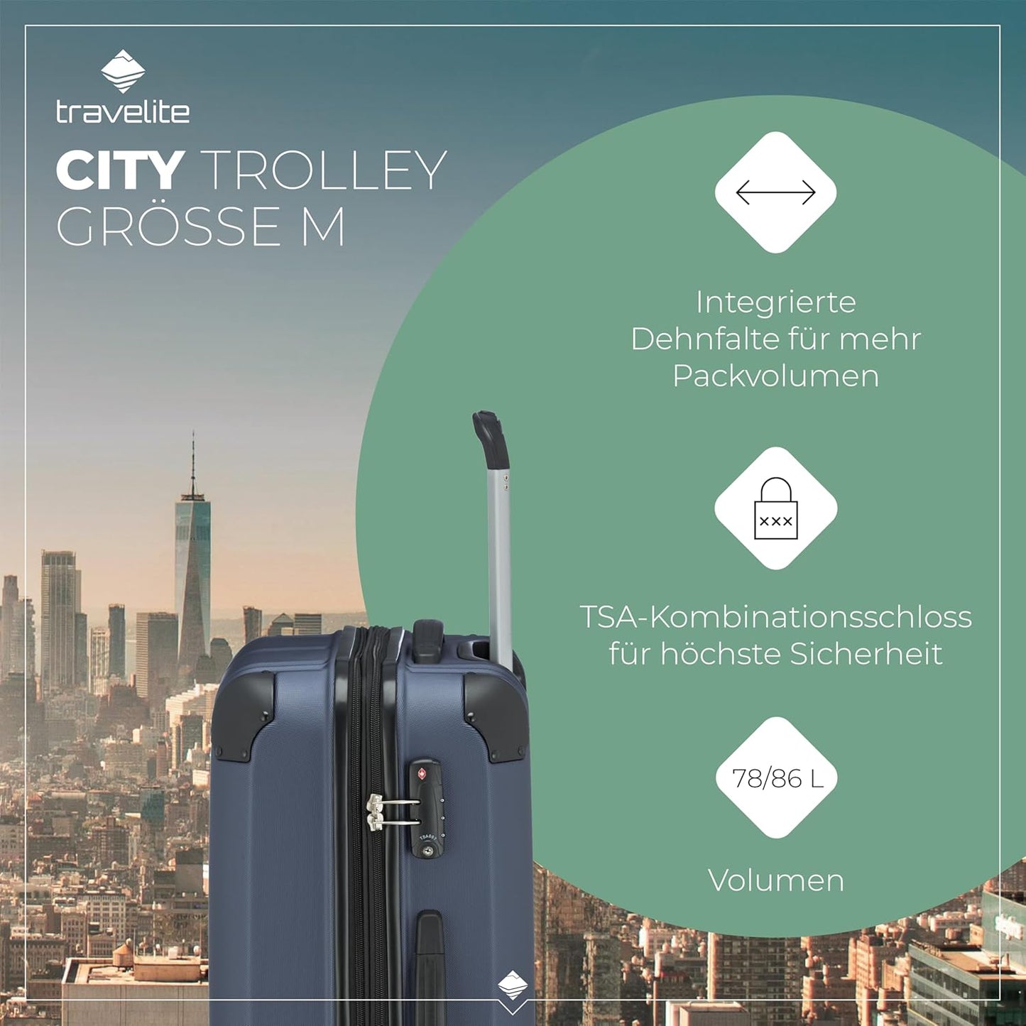 City, Marine 68 cm (Trolley M)