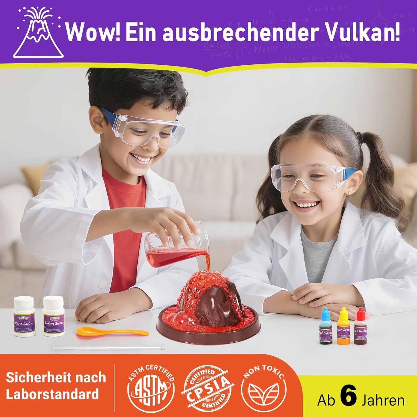 Experimentierkasten mit 60+ Wissenschaftsprojekten, 60+ Experimente