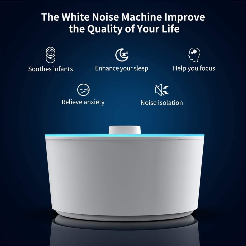 White Noise Sound Machine WNM009-WH, WNM009-WH