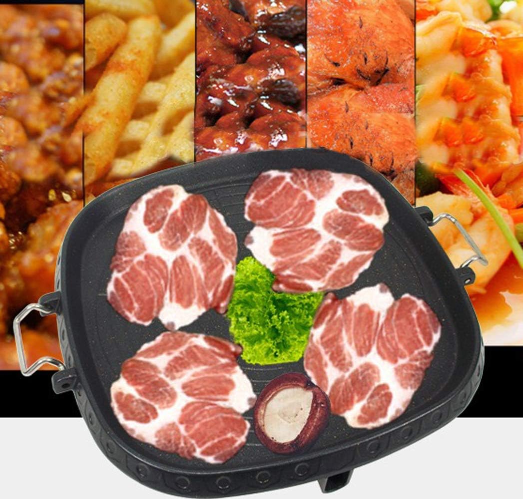 Quadratische Grillpfanne, antihaftbeschichtet, rauchfrei