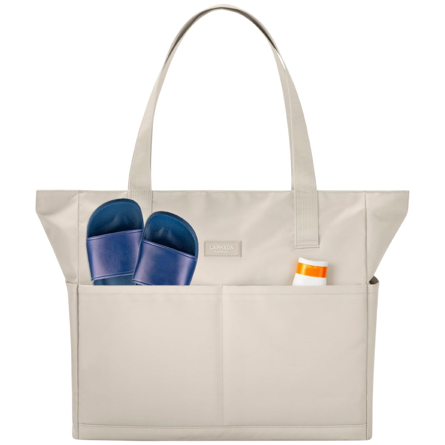 Strandtasche Linn XXL mit Reissverschluss, Sand