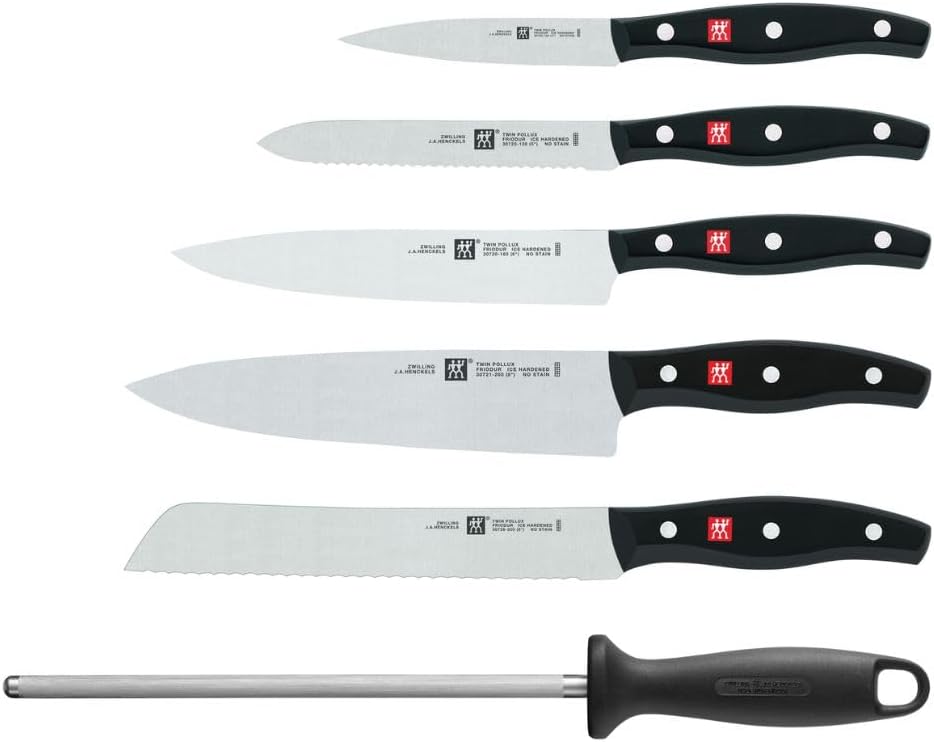 Twin Pollux 7-teiliges Messerblock-Set, Twin Pollux Single 7-tlg