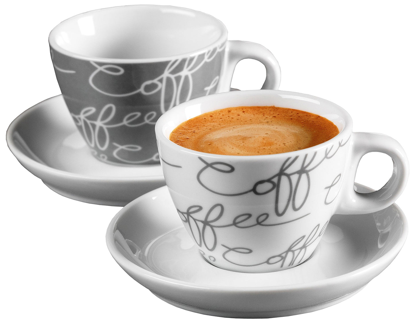 Espresso-Set Cornello, Grau Espresso