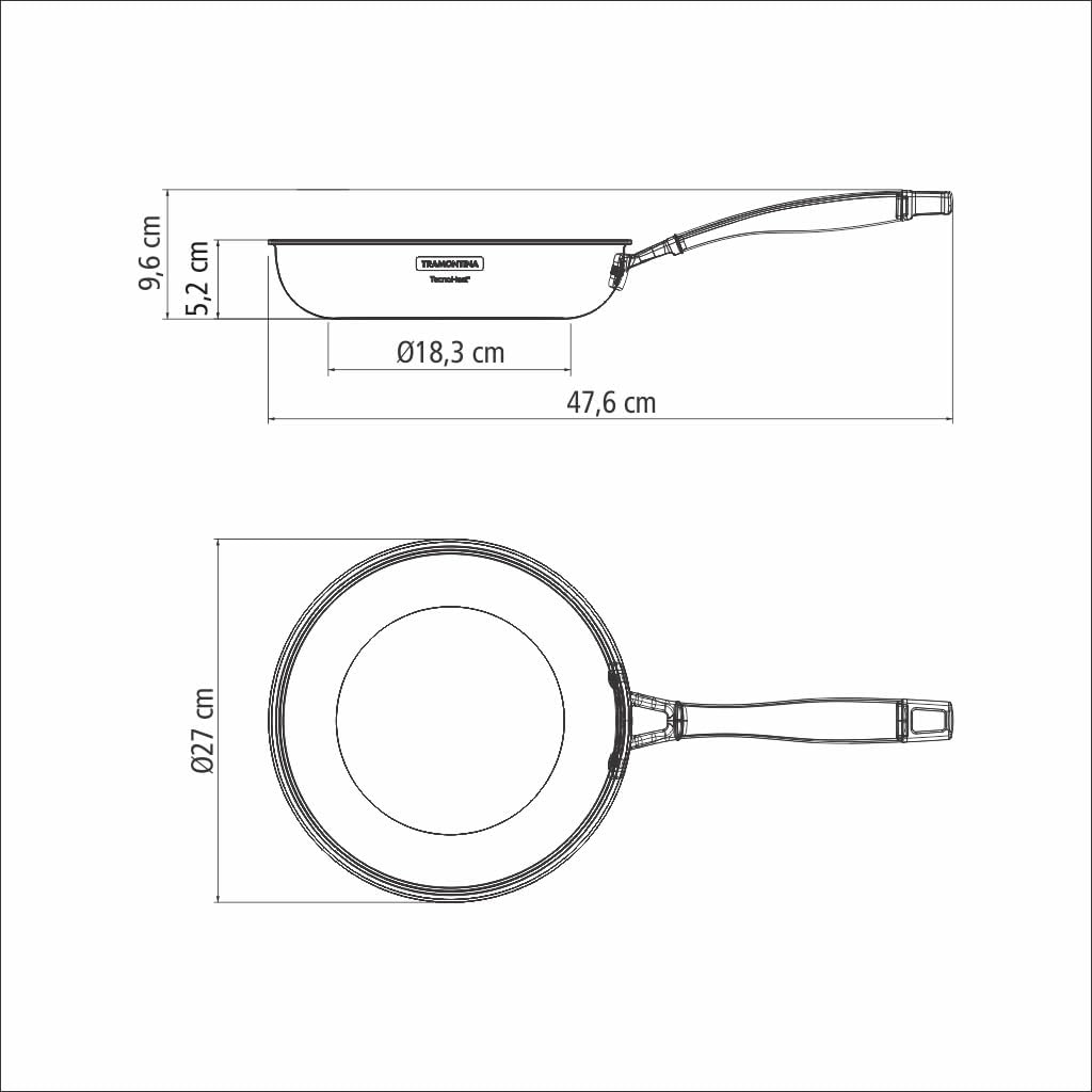 Bratpfanne Grano, Ohne Antihaftbeschichtung 26 cm
