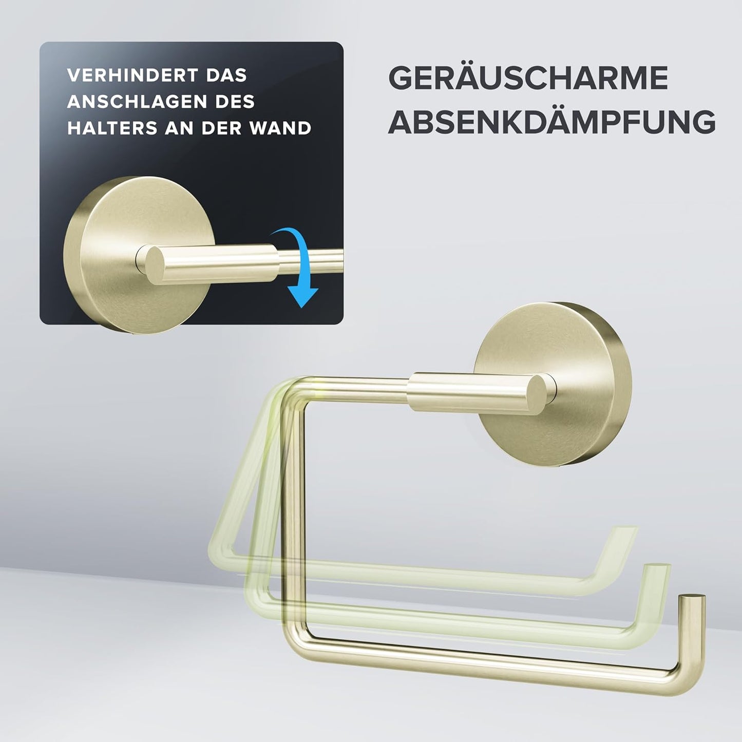 Toilettenpapierhalter Farstadsanden, Gold Zum Bohren