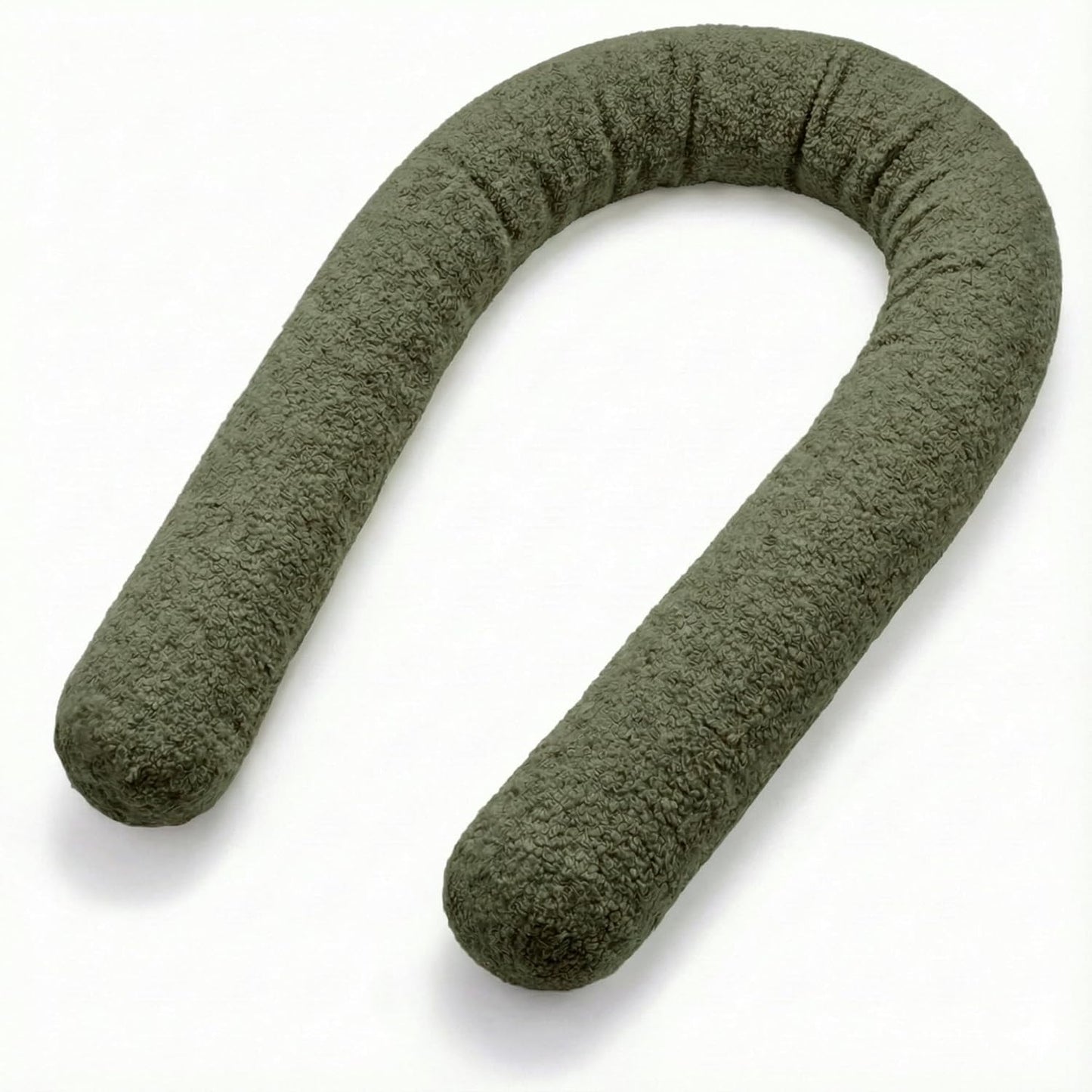 Bettschlange mit waschbarem Bezug, Olivgrün 200 cm