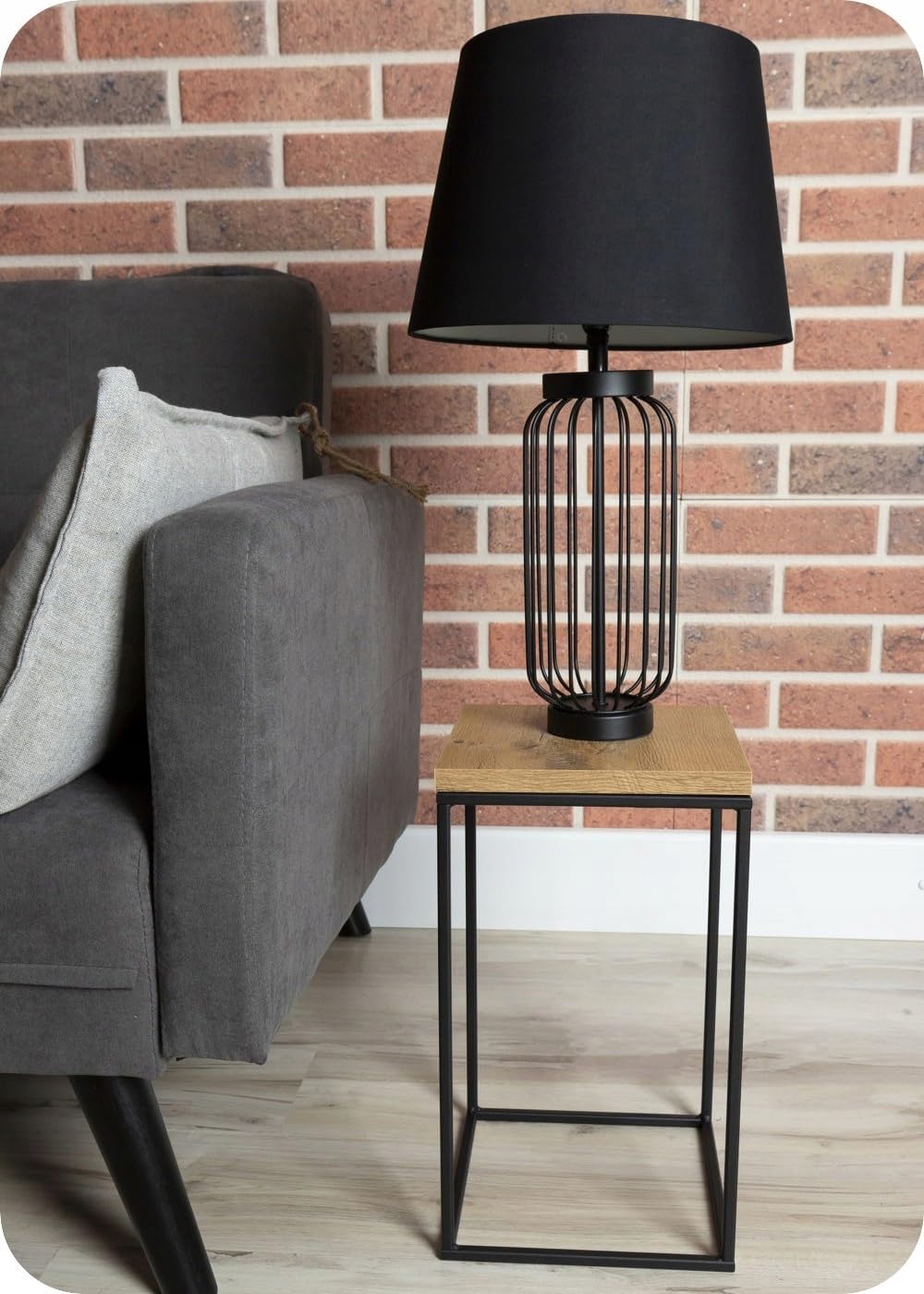 Pflanzenständer im Loft-Stil, Eiche 60 cm