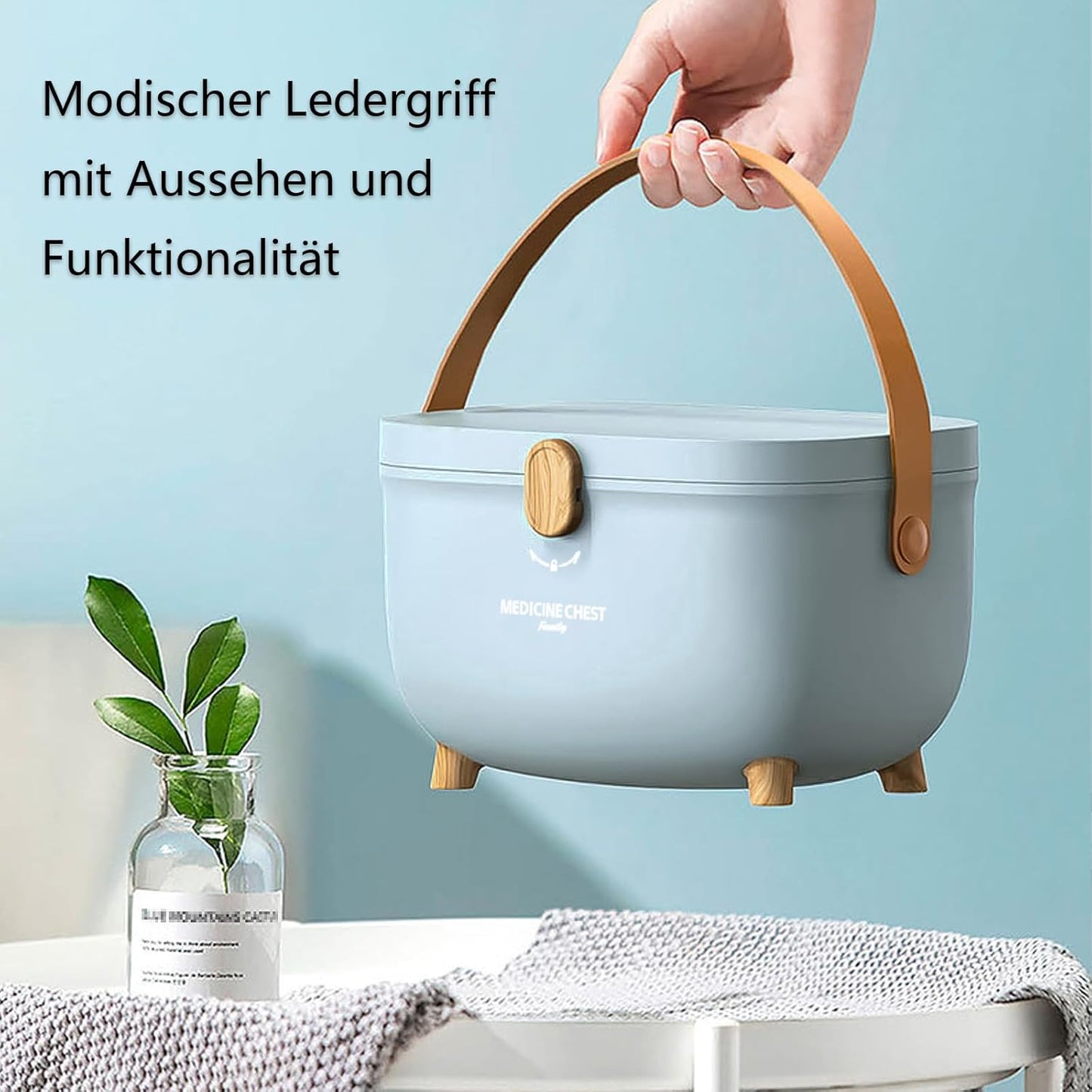 Medizinbox, Blau