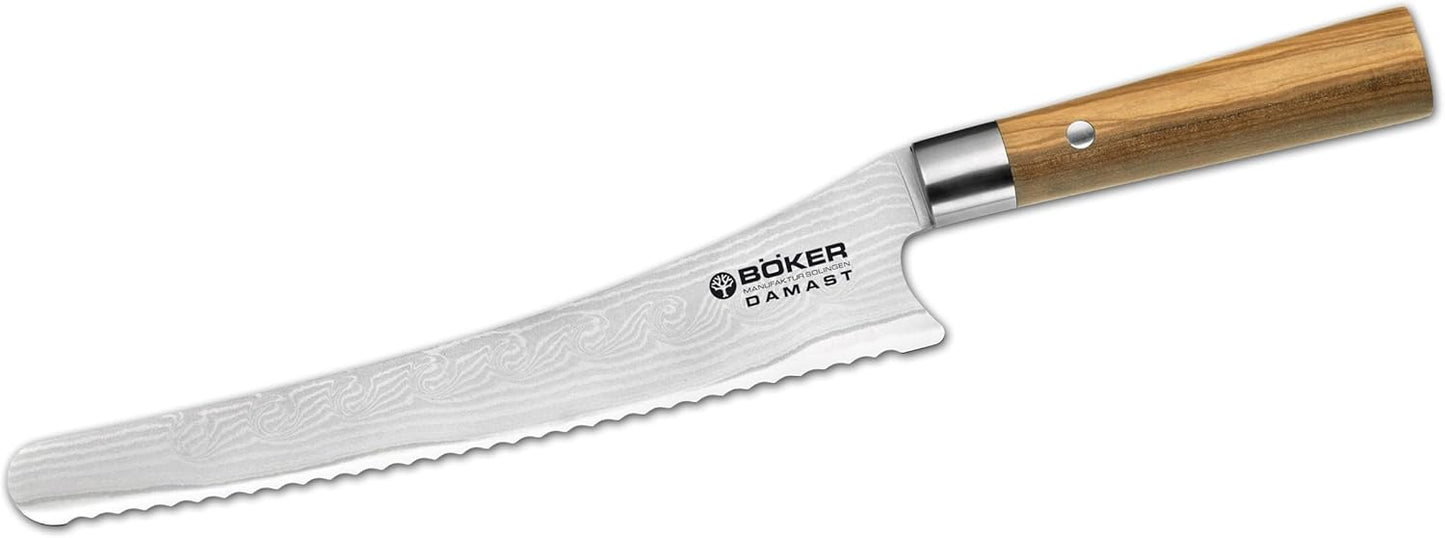 Damast Olive Brotmesser, Damast Olive Brotmesser