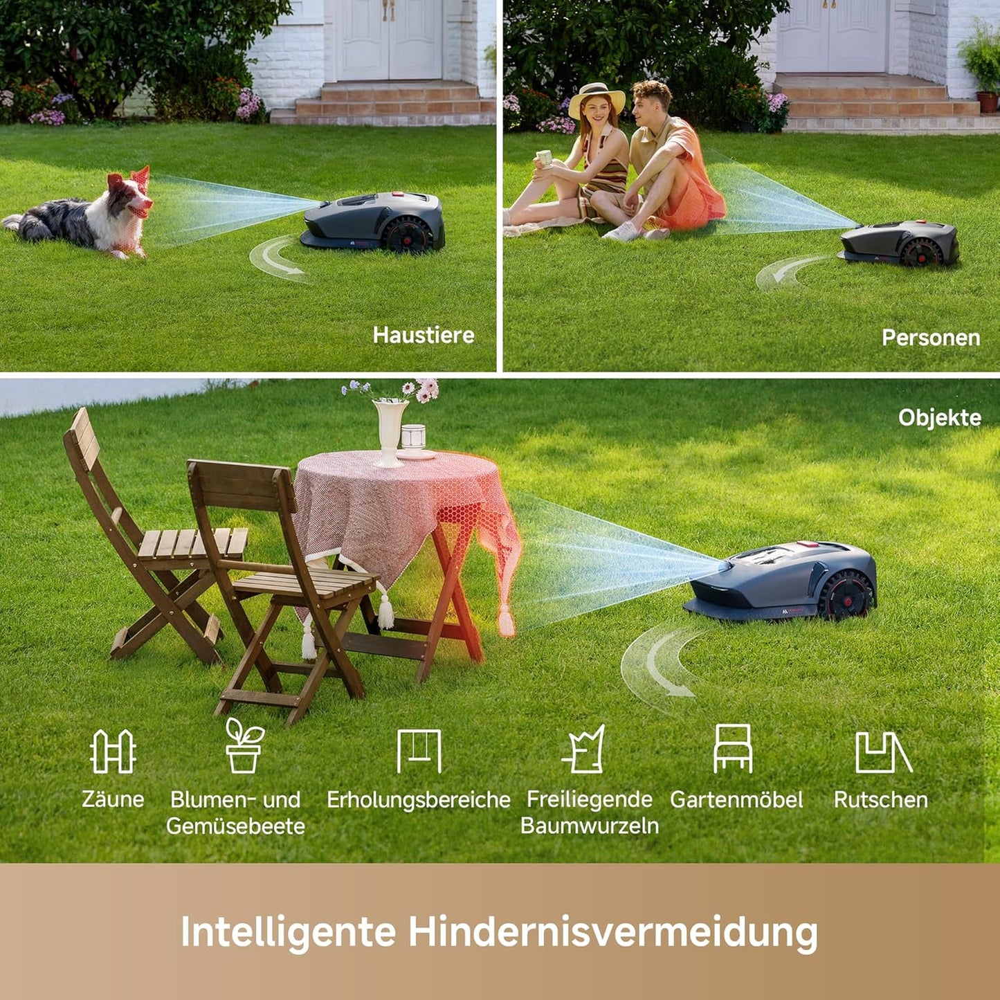 Mähroboter Mova 1000 mit 3D-LiDAR, Mova 1000