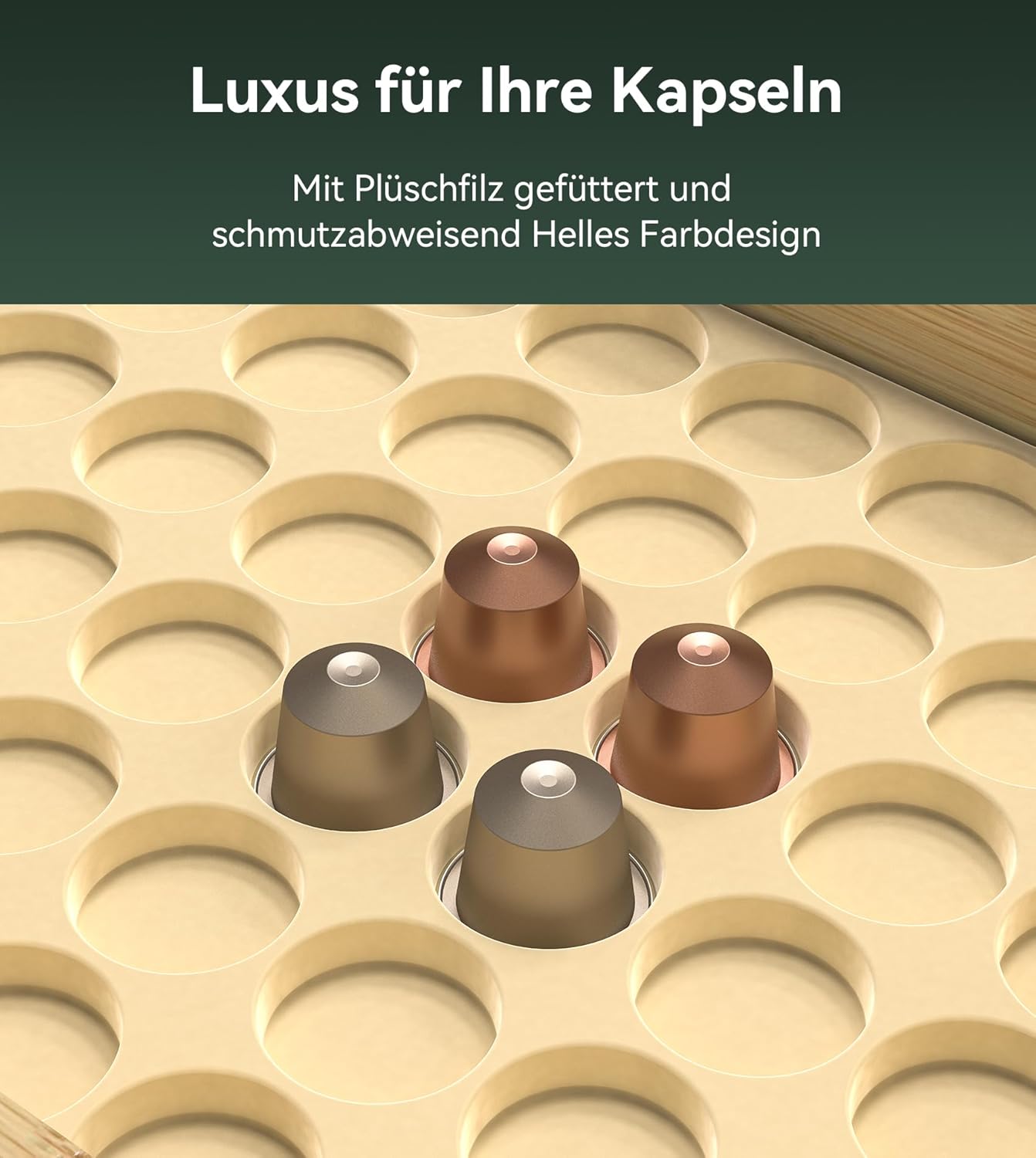 Schubladenbox für Kaffeekapseln
