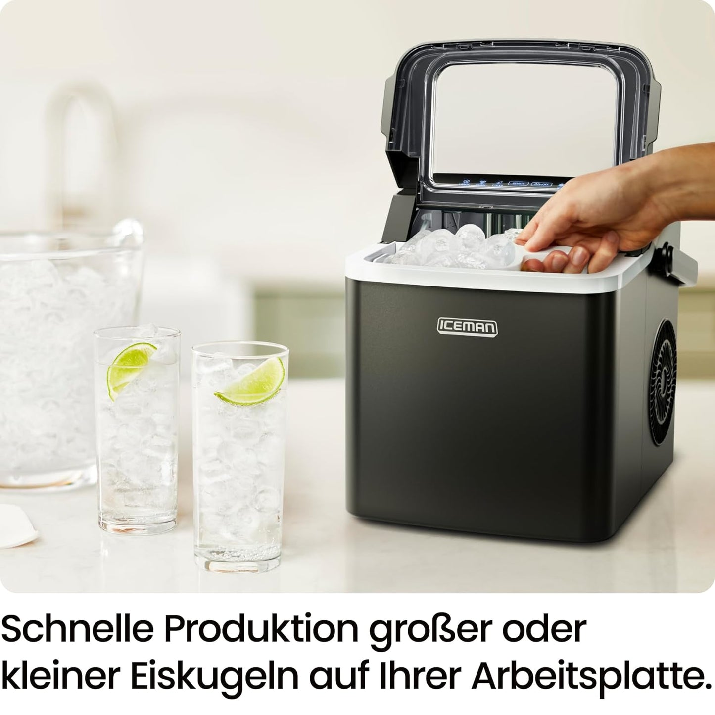 Eismaschine Iceman mit Selbstreinigung