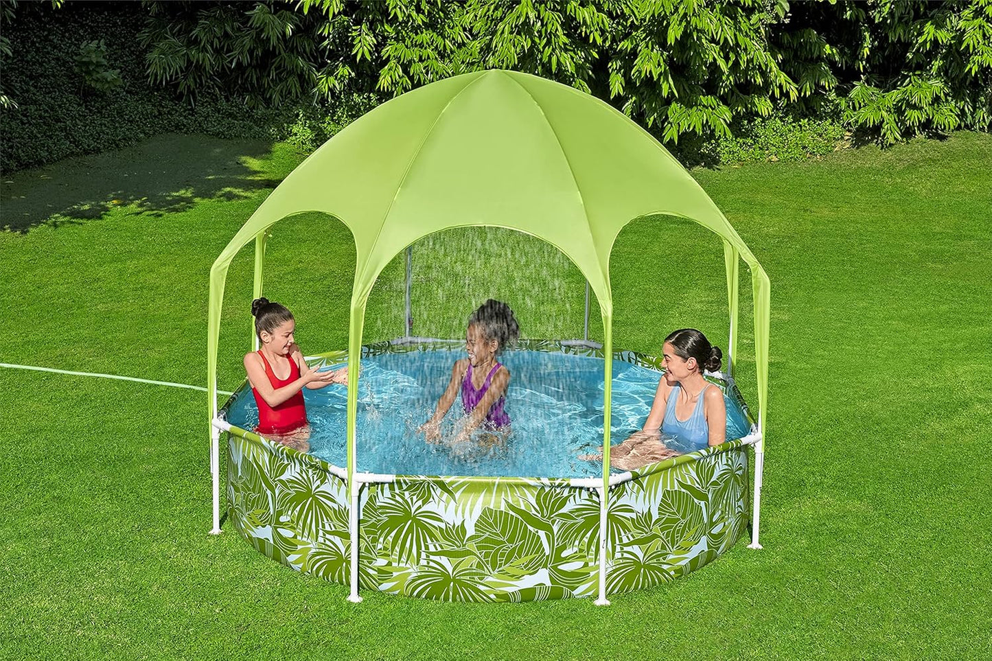 Pool mit Sonnenschutz, 244 x 51 cm - Nr. 2