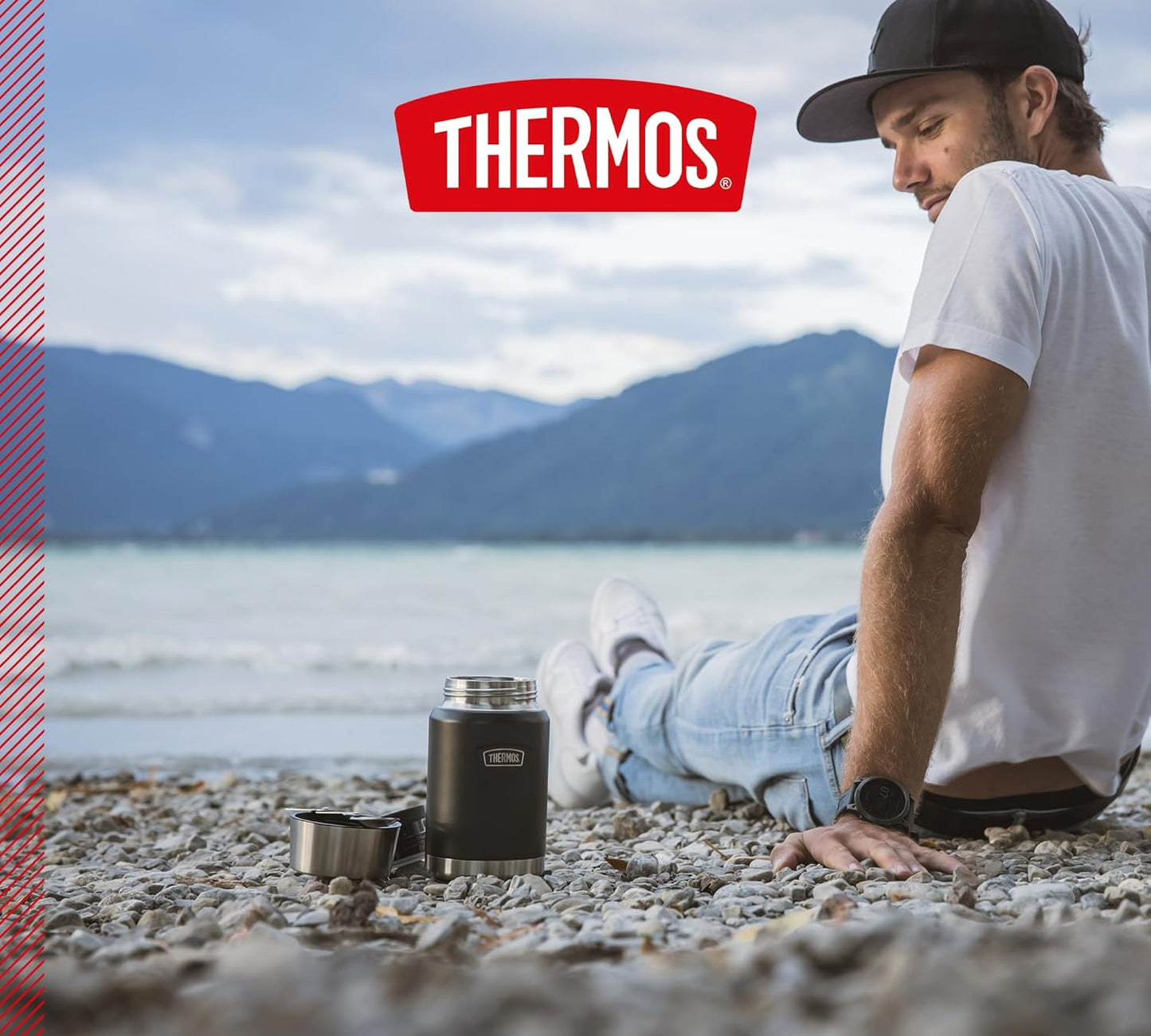 Thermos Stainless King, 710 ml Dunkelgrau / Graphite Mat