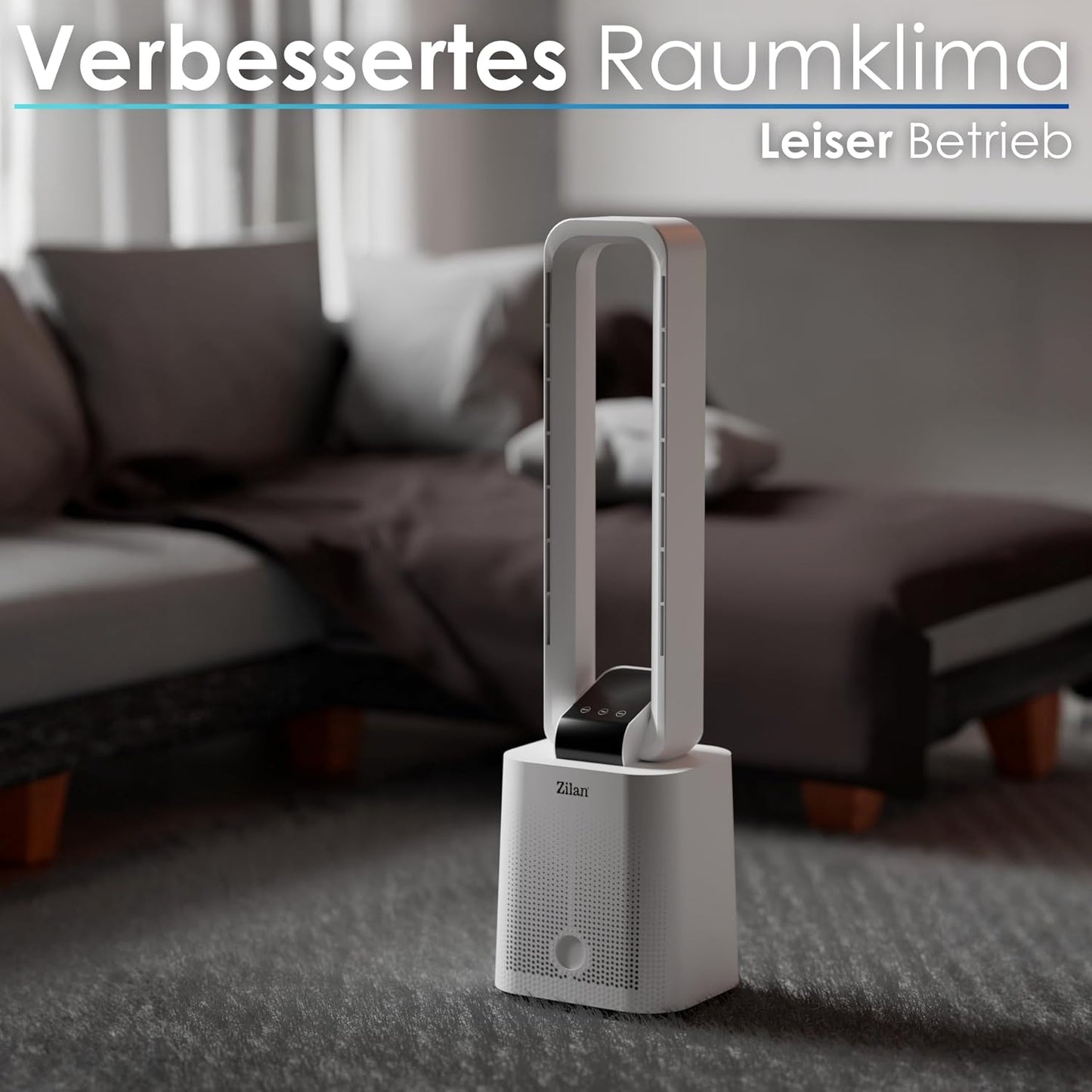 Wanda Turmventilator mit Fernbedienung und Timer, Wanda White