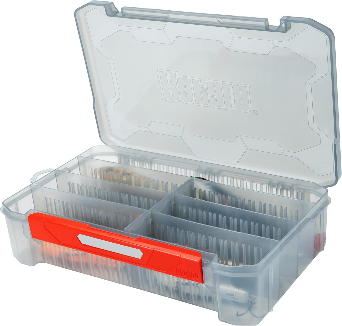 Stapelbare Angelbox inkl. Etiketten, Fach - Grosses Format Multi-coloured