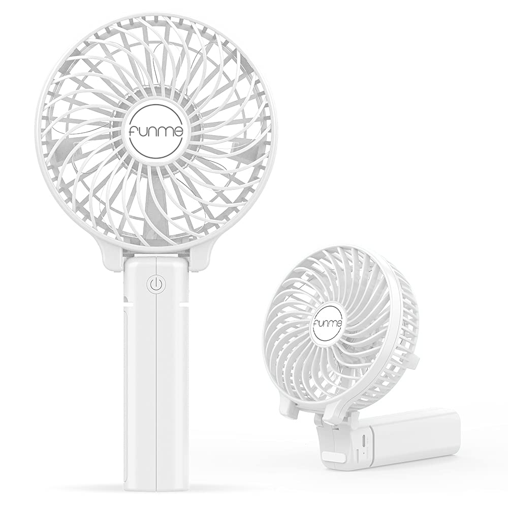 Akku-Handventilator, 2600 Perlweiss