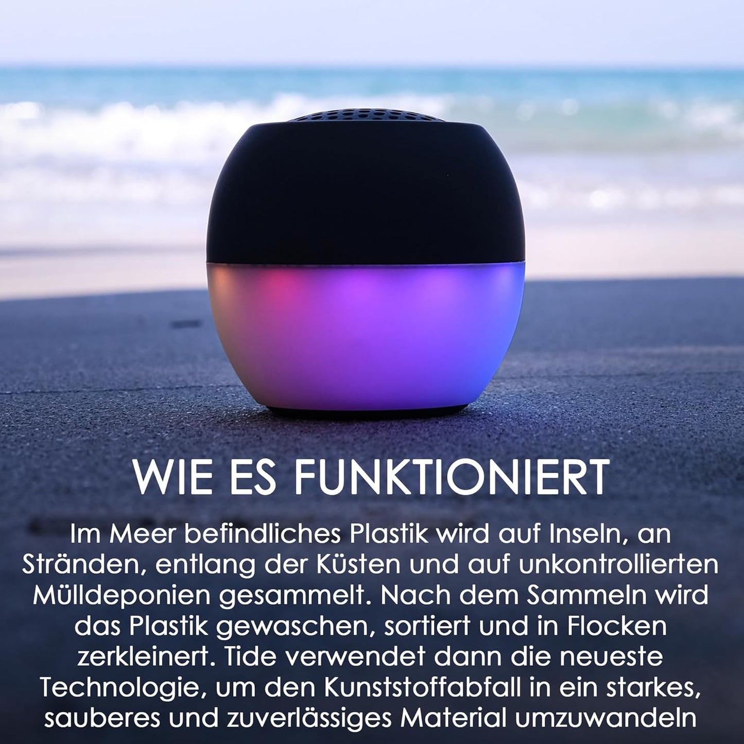 Soundflare Tide Bluetooth Lautsprecher, black