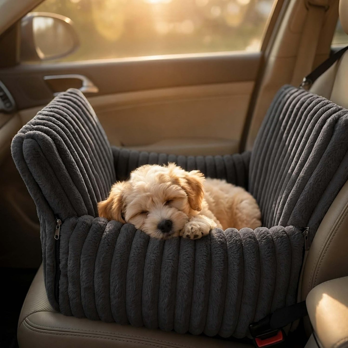 Hundeautositz, grau