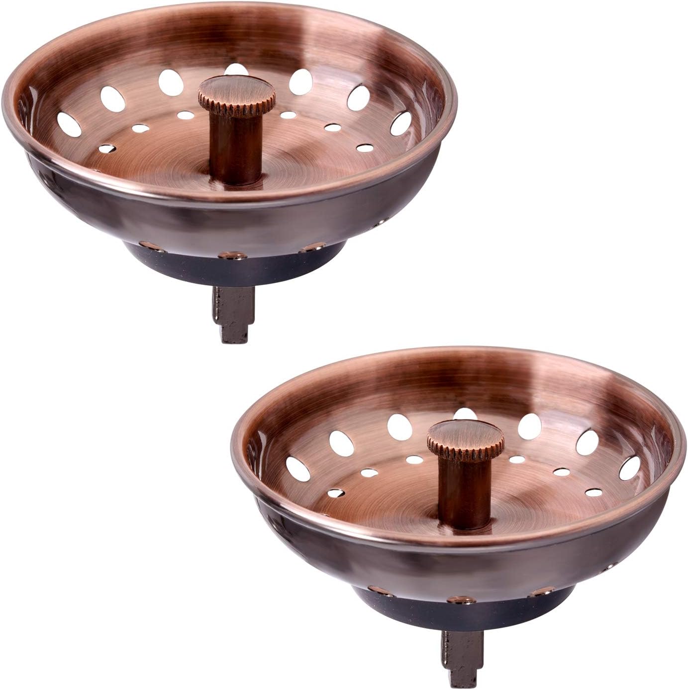 Küchenspüle-Siebkorb-Set, 2 PACK Antik Kupfer