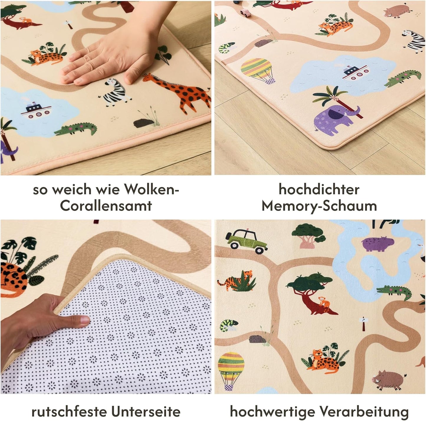 Spielteppich Safari, Safari 120 x 160 cm