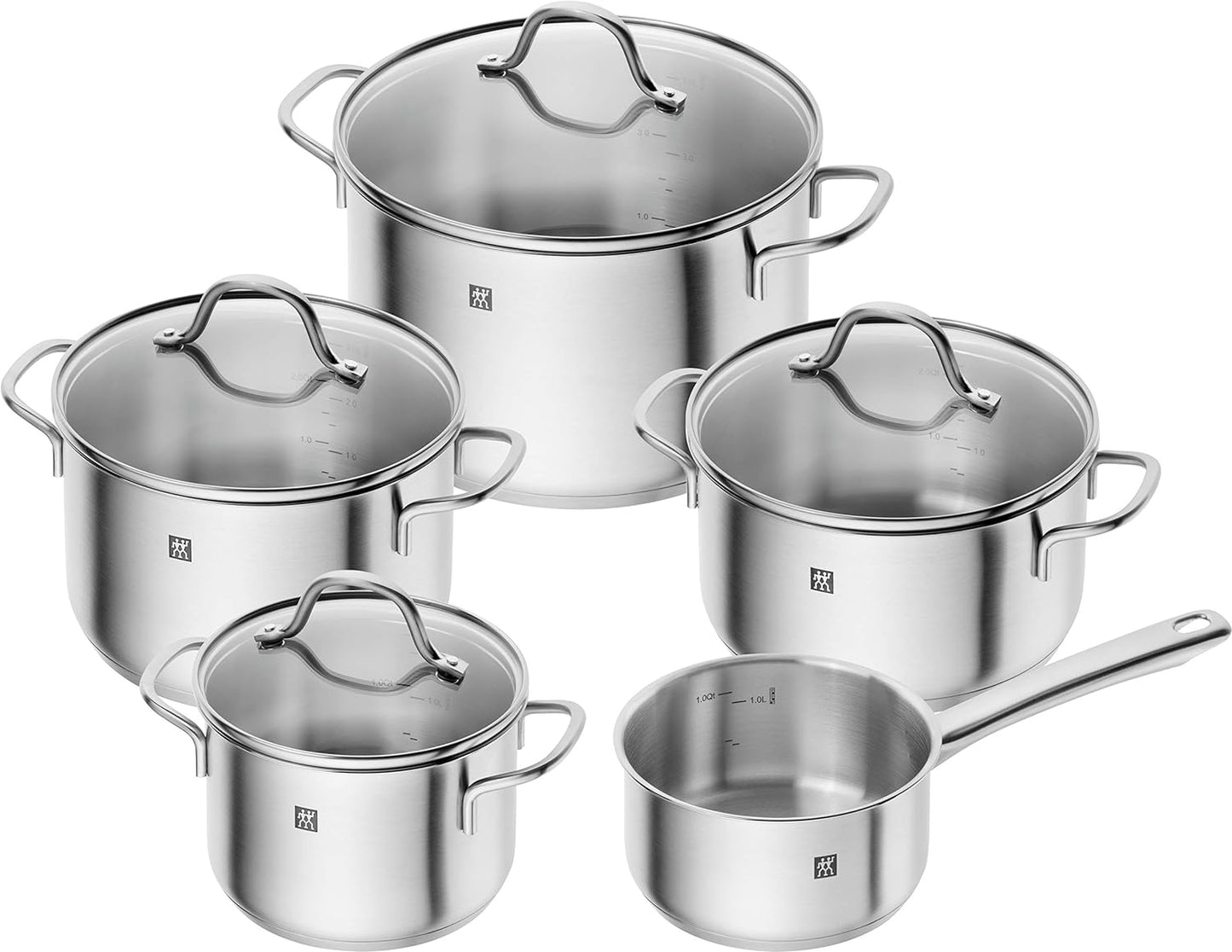 Flow Kochtopf-Set, 5-teilig, Induktionsgeeignet