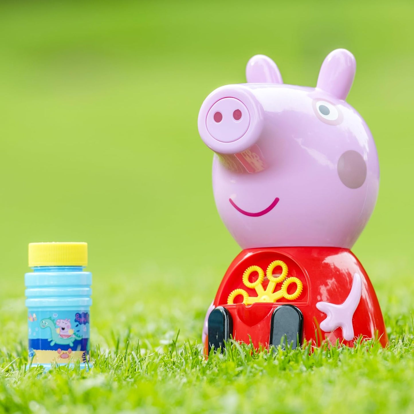 Peppa Pig Seifenblasenmaschine mit Seifenblasenlösung, Neue Maschine