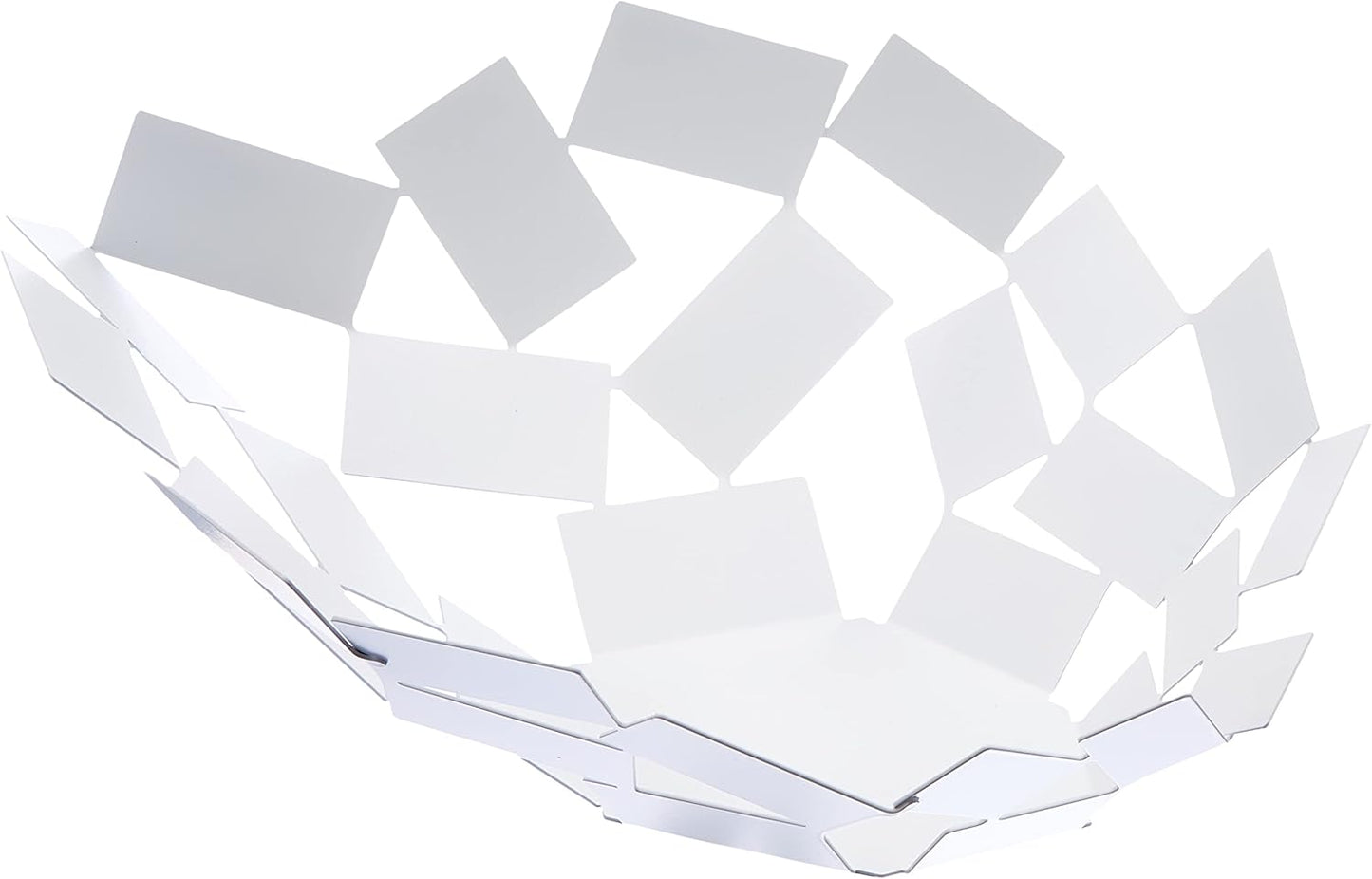 Dekoschale La Stanza dello Scirocco MT03 W, Edelstahl 18/10, Weiss Lackiert