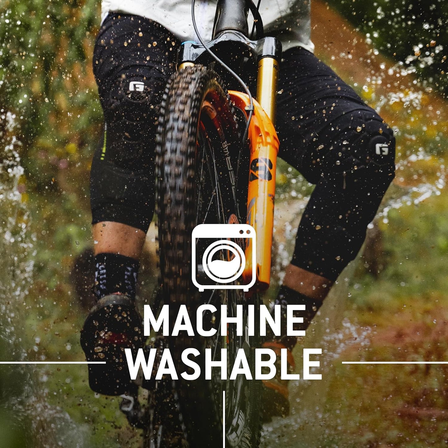 Pro-Rugged 2 Mountainbike Knieschützer, XL Schwarz