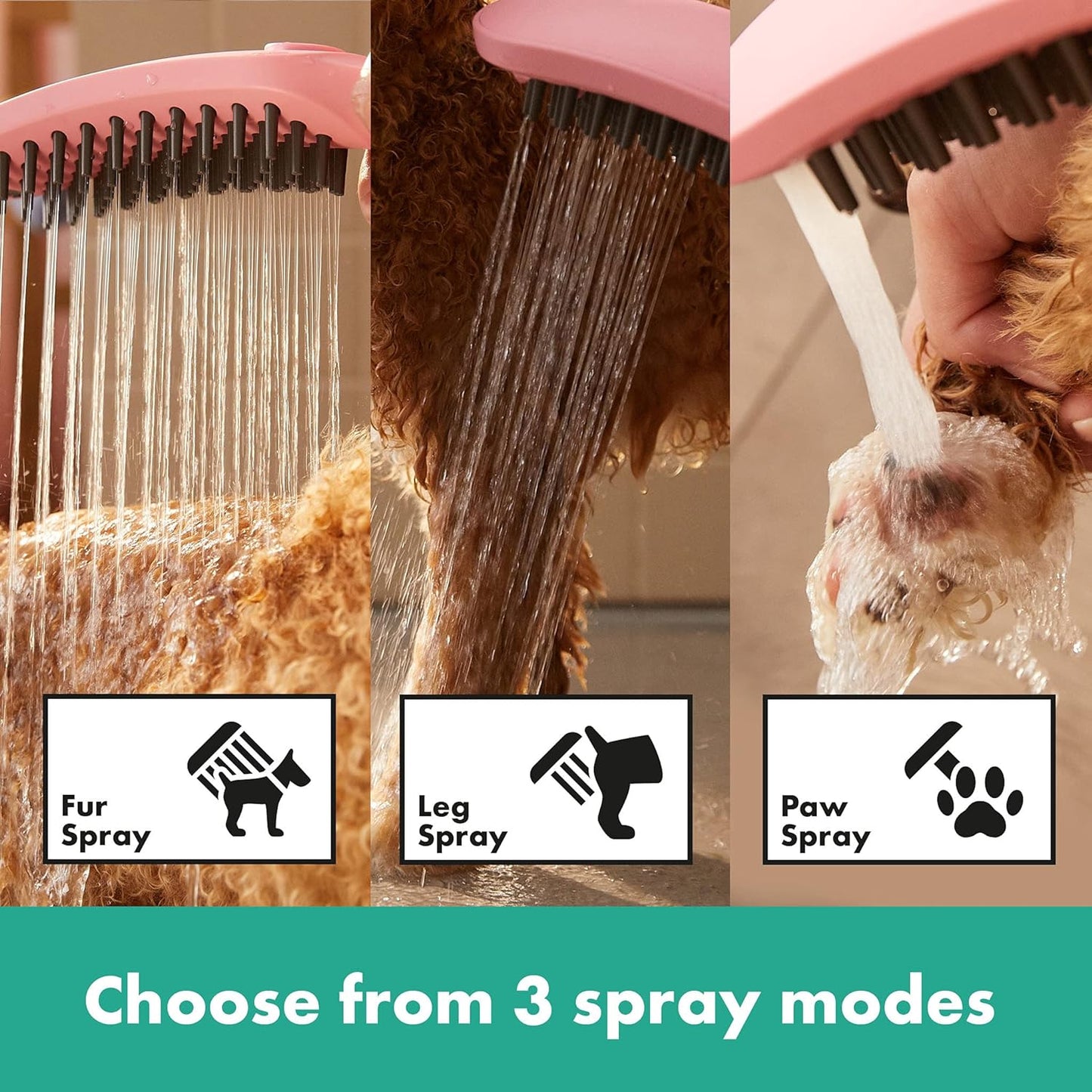 DogShower, Pink / Hundebrause