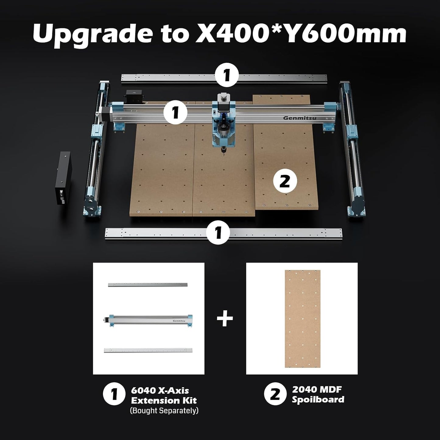 CNC Y-Achsen-Erweiterungssatz 4040-PRO