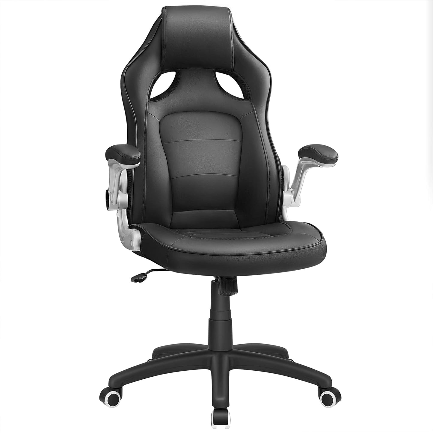 Racing Stuhl, schwarz 52 x 52 x (115-125) cm