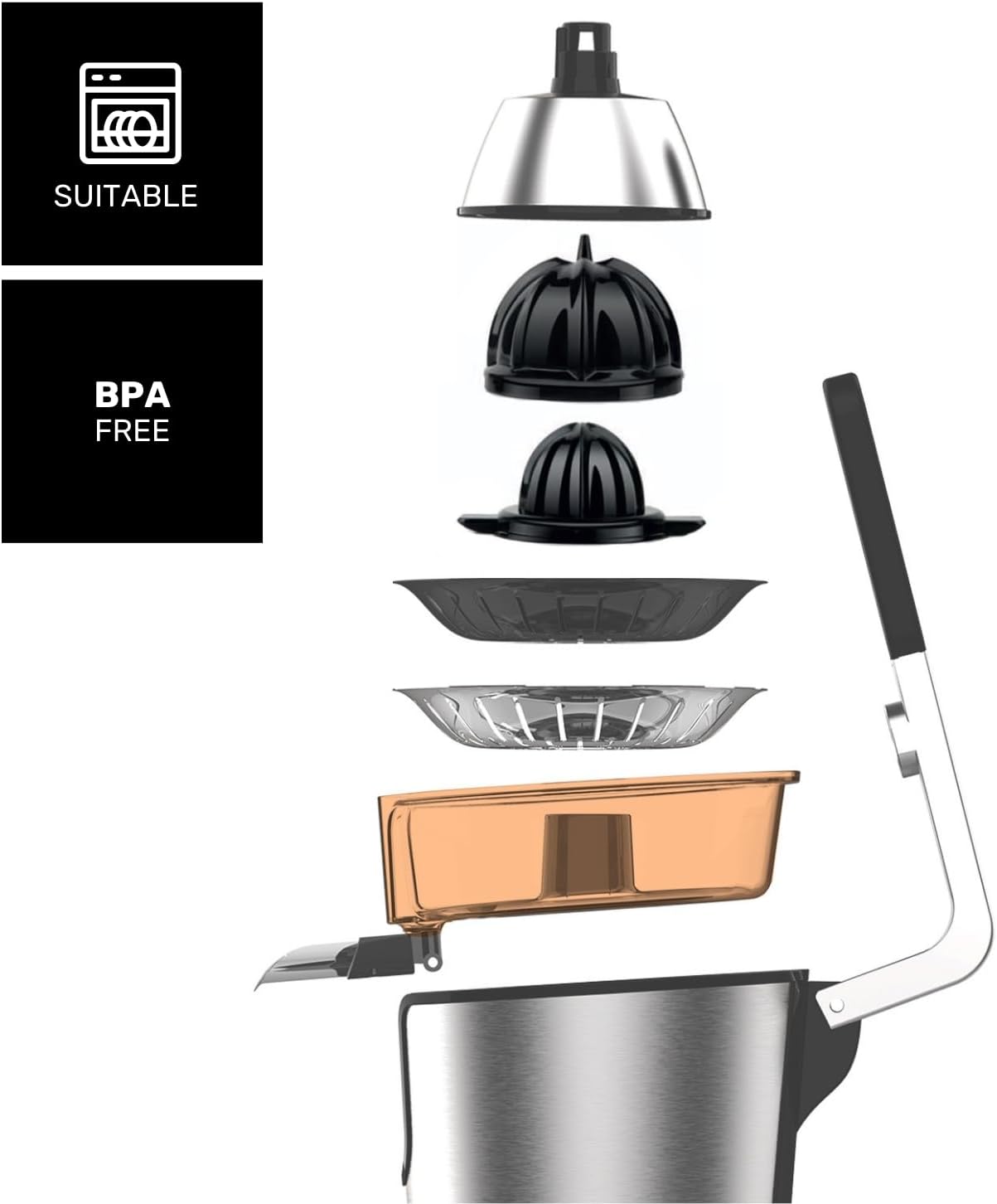Zitruspresse Easy Press 1000 Legend, 1000W|Edelstahl