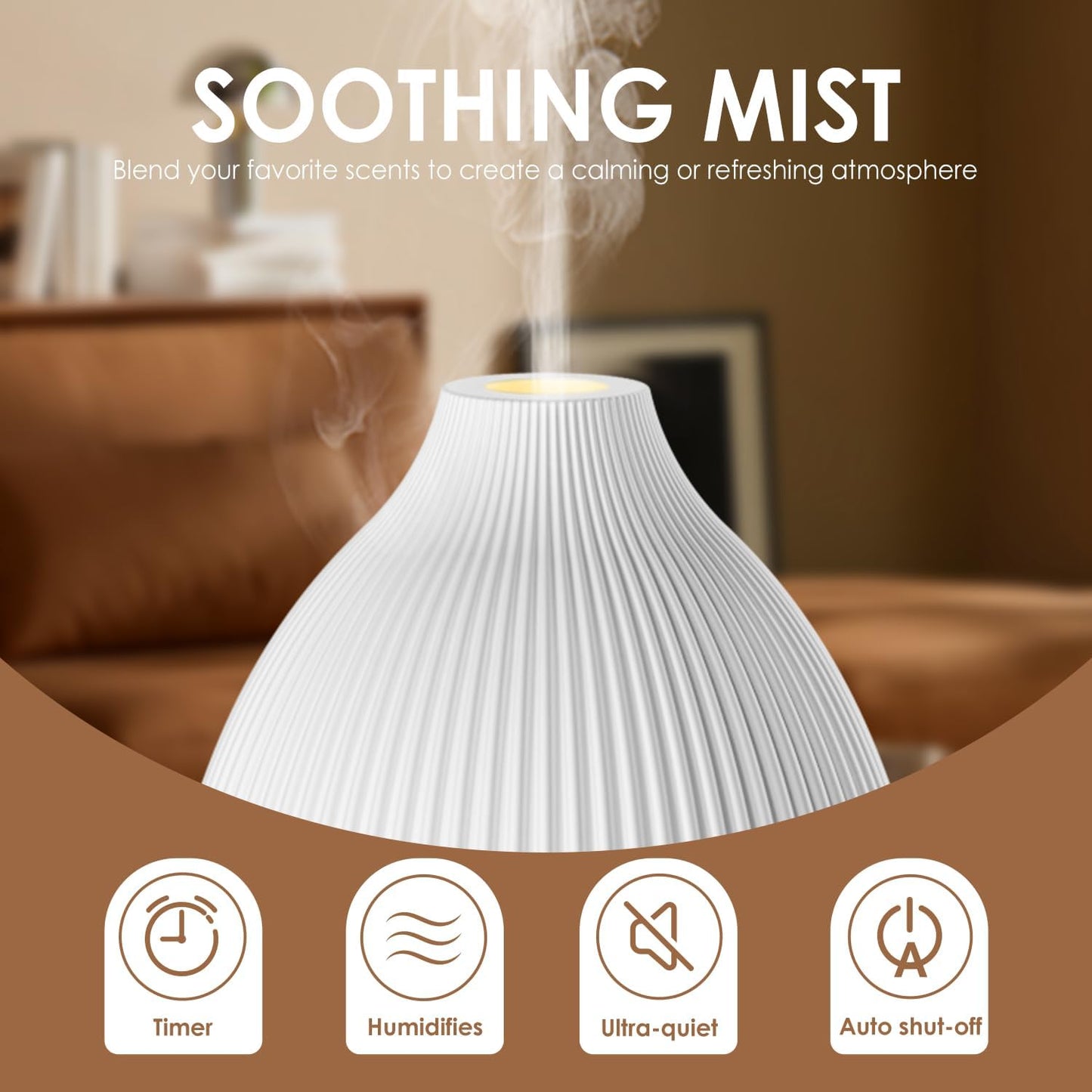 Diffuser für ätherische Öle, Weiss