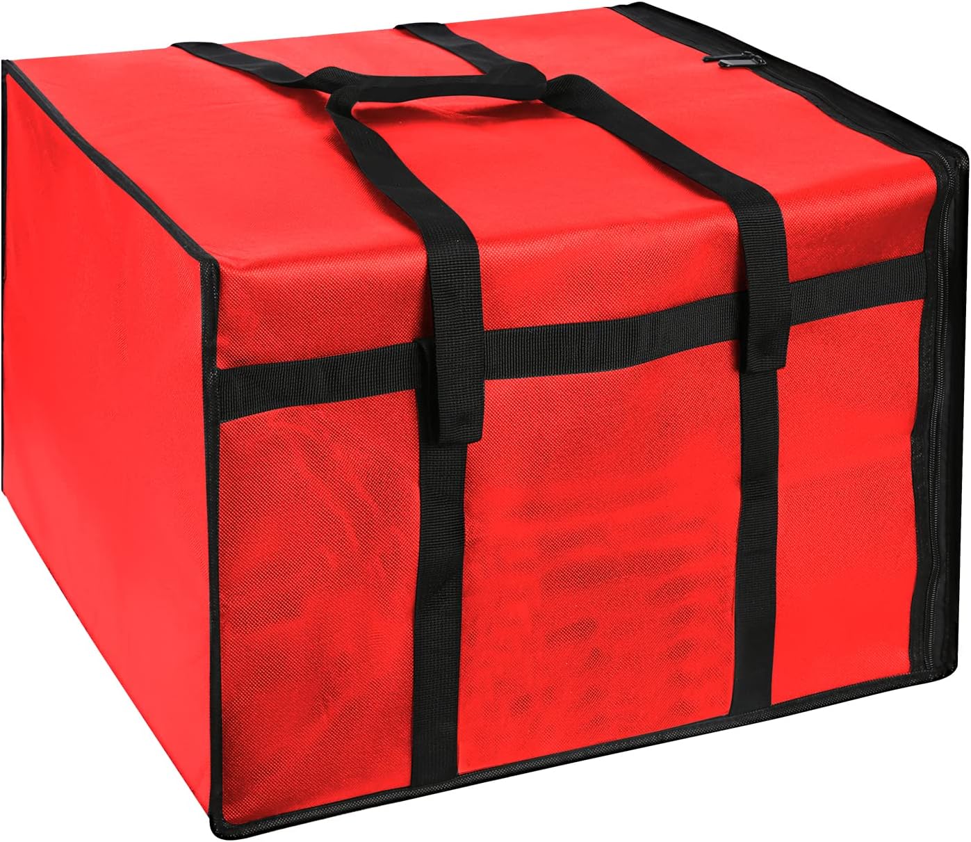 Grosse faltbare Kühltasche für Pizza, 40cm x 40cm x 35cm Rot2 1