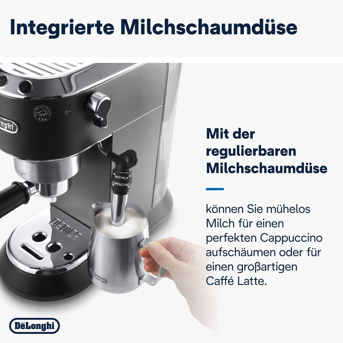 Espressomaschine Dedica Style EC 685.B, Schwarz