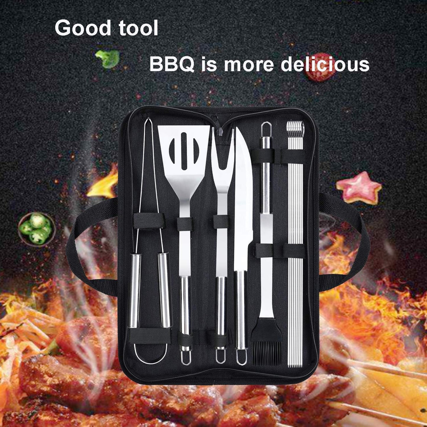 Grillwerkzeug-Set, 13pcs