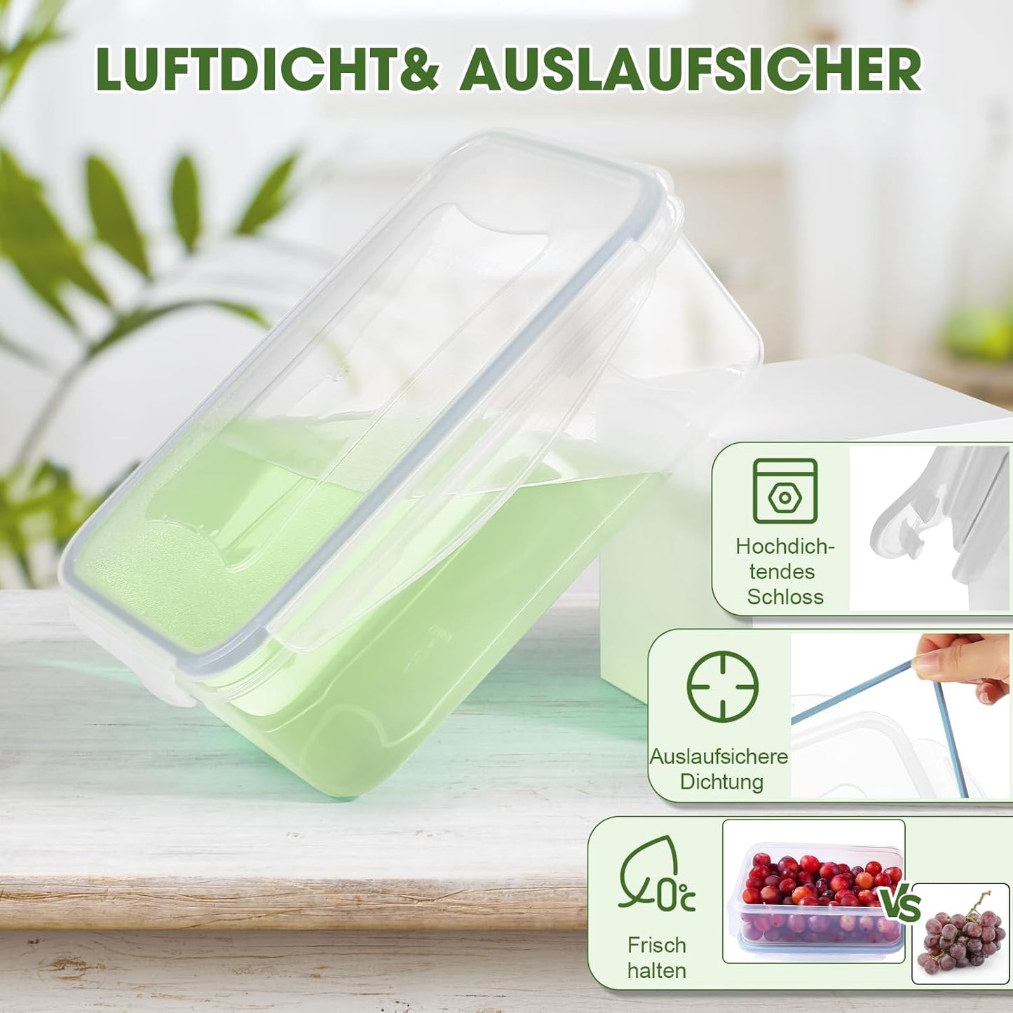 8-teiliges Frischhaltedosen-Set, MB-04-8PCS
