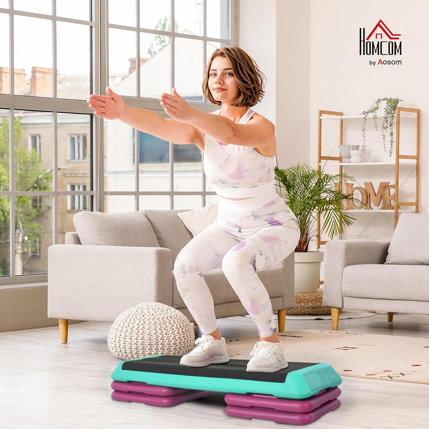 Höhenverstellbarer Fitness Stepper