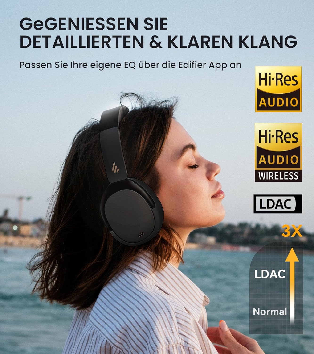 WH950NB Bluetooth Kopfhörer, Schwarz