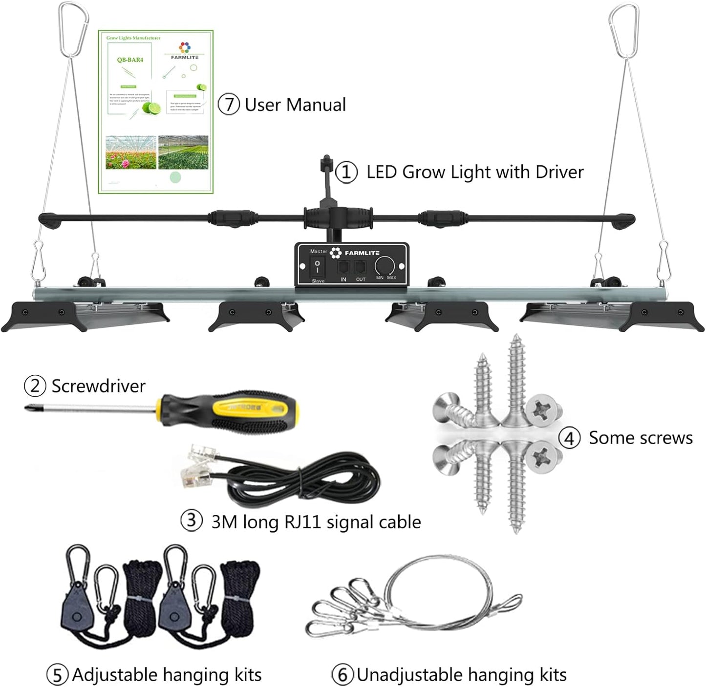 LED Vollspektrum Pflanzenlampe (240W), 240Watts