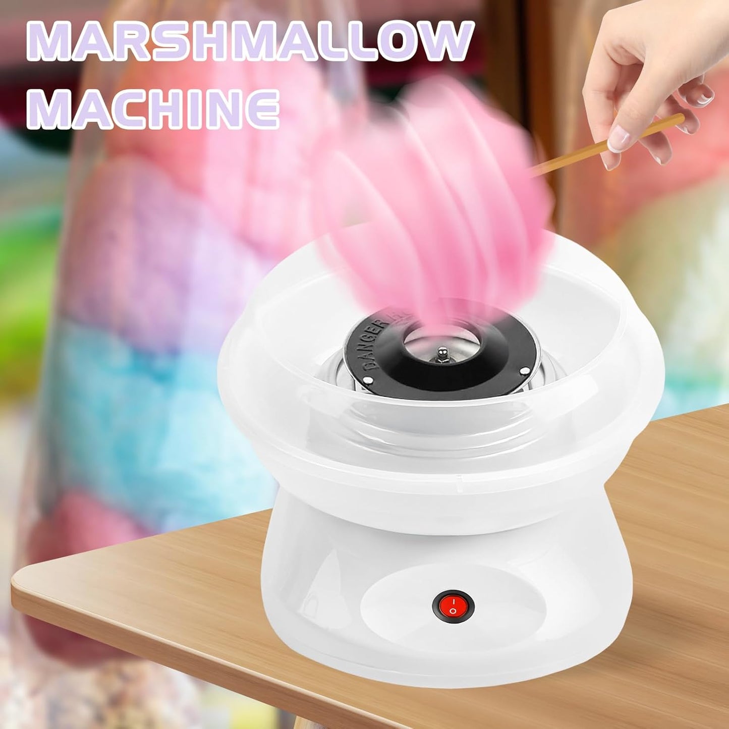 Retro Zuckerwattemaschine mit Zubehör