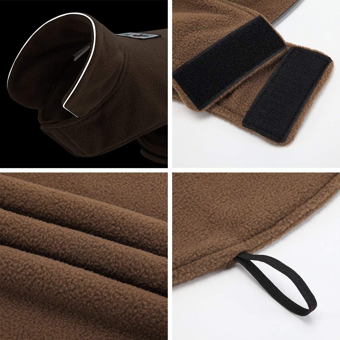 Hundemantel Winter, braun 2XL