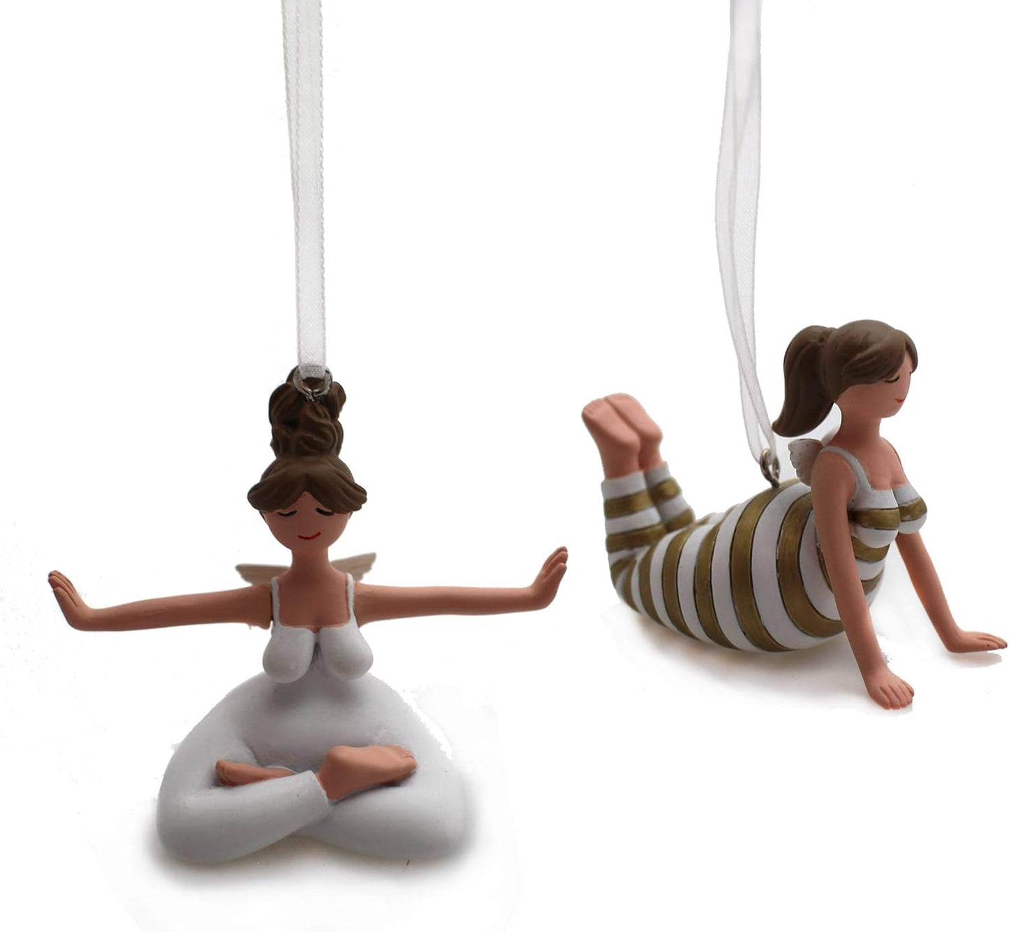 2-teiliges Yoga Engel Christbaumschmuck-Set, Bl-2255