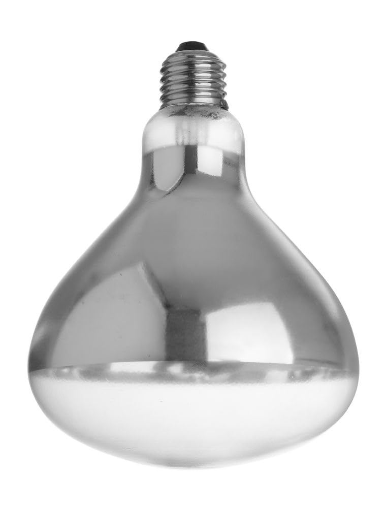 Infrarot-Wärmelampe für Speisen, E27 Fassung, Weiß Infrarotlampe Single