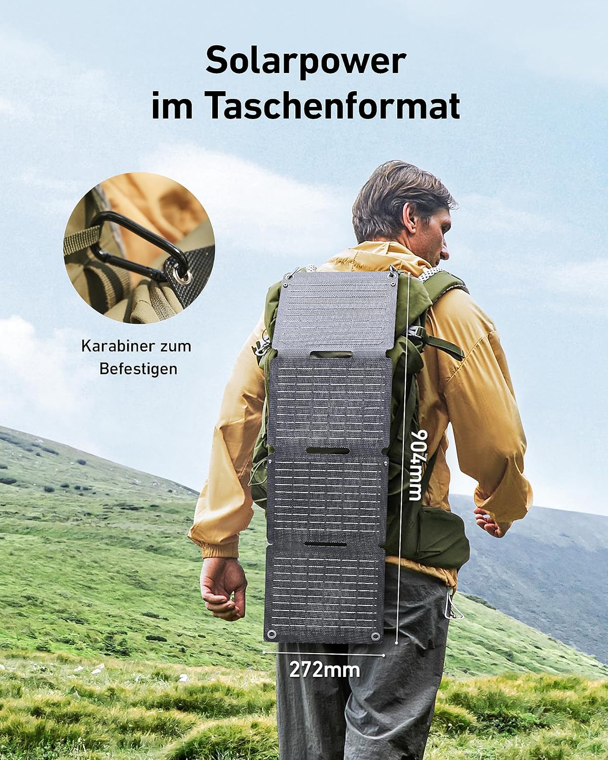 SOLIX PS30 Faltbares Solarpanel, Gray
