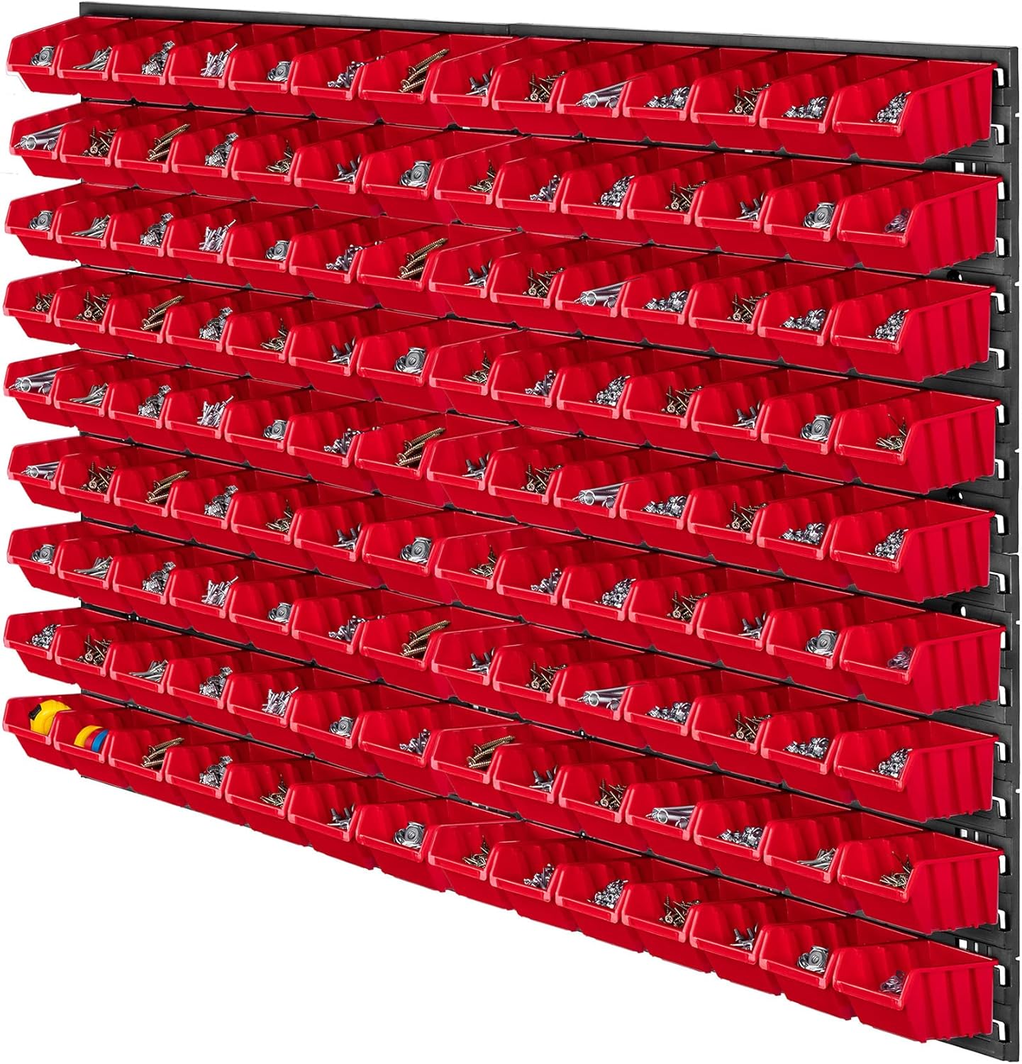 140-teiliges Werkstattwand-System, 140 tlg. Rot